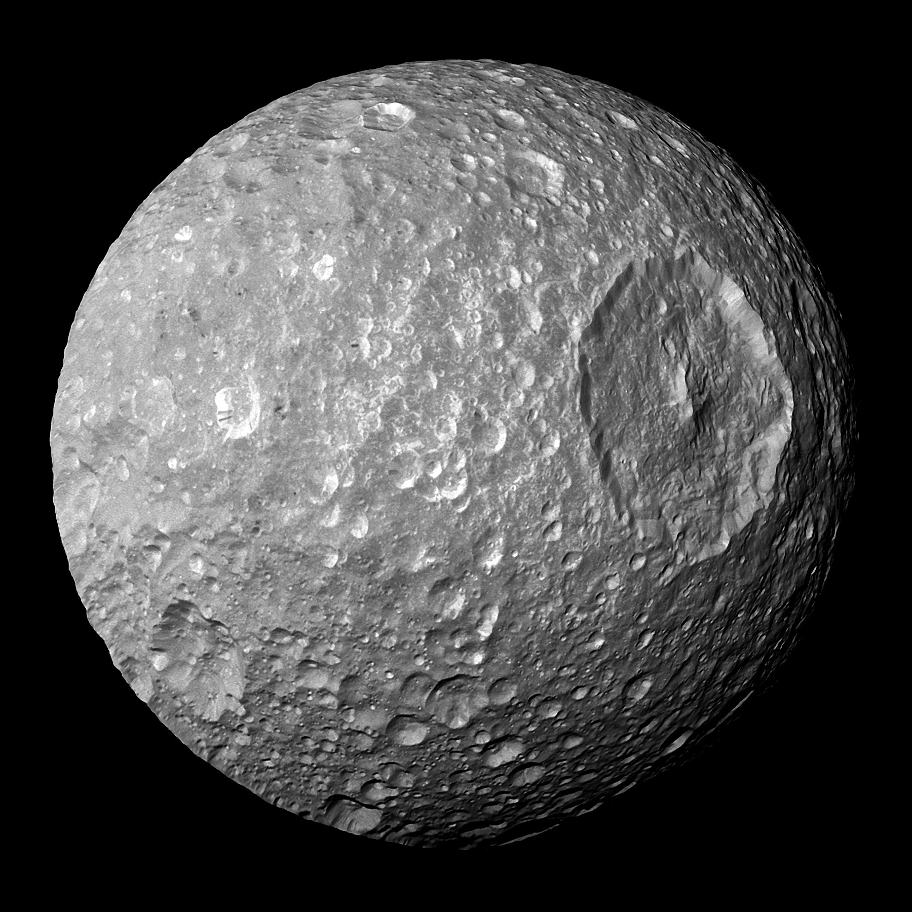 Mimas, moon of Saturn